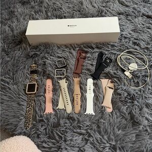 ⭐️Apple Watch Series 3 + Bands and Hardshell screen covers